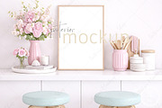 Frame Mockup Interior PSD JPG PNG, a Product Mockup by Mockup Shop (Thumbnail 1 of 2)