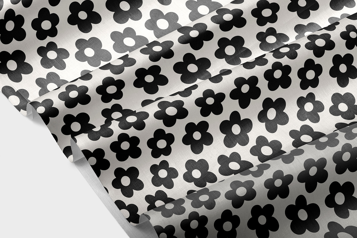 Floral seamless daisy patterns set, a Pattern Graphic by Good Studio