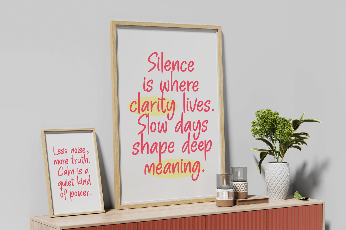 Pinky Doodle Natural Handwritten, a Script Font by Letterena Studios Script (Photo 5 of 20)