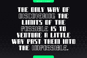 EXOLUS Experimental Font, a Font by Alex-Banks Type (Thumbnail 7 of 7)