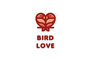 Bird Love Logo, a Branding & Logo Template by Last Spark (Thumbnail 1 of 7)