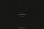 Black Crumpled Paper Textures | JPG, a Texture Graphic by Studio Viita (Thumbnail 7 of 10)