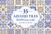 Mediterranean Tile Patterns Big Set, a Pattern Graphic by Vector beauty (Thumbnail 1 of 5)