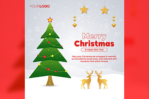 Creative Christmas social media post, a Social Media Template by rpdesignstudio