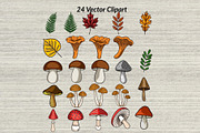 Mushroom Foraging: Patterns&Clipart, a Pattern Graphic by Elatedowl (Thumbnail 4 of 13)
