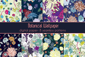 Botanical Seamless Vector
