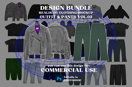 Bundles Mockup Streetwear Vol. 02