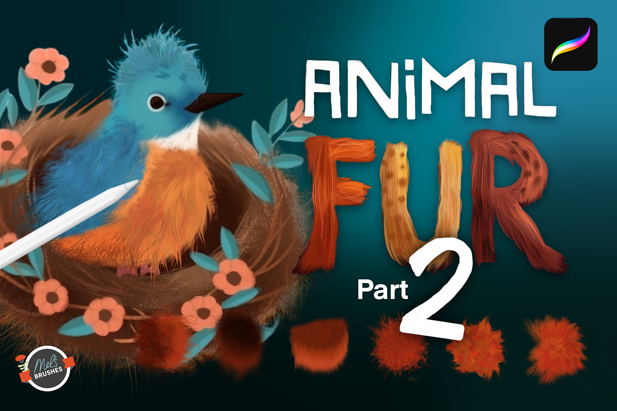 Animal Fur 2, a Brush Add-On by Mels Brushes (Photo 1 of 6)
