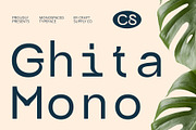 CS Ghita Mono – Monospaced Font, a Sans Serif Font by Craft Supply Co. (Thumbnail 1 of 8)
