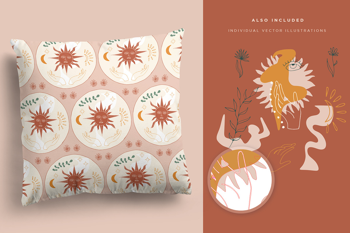 Soul Yoga Graphics Collection, a Pattern Graphic by Youandigraphics (Photo 8 of 17)