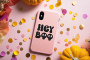 Cute&Spooky Groovy Halloween Font, a Script Font by BarcelonaShop (Thumbnail 4 of 9)