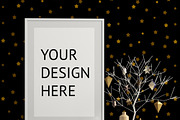 Modern Christmas interior., a Print Template by ChromiumHeart (Thumbnail 16 of 21)