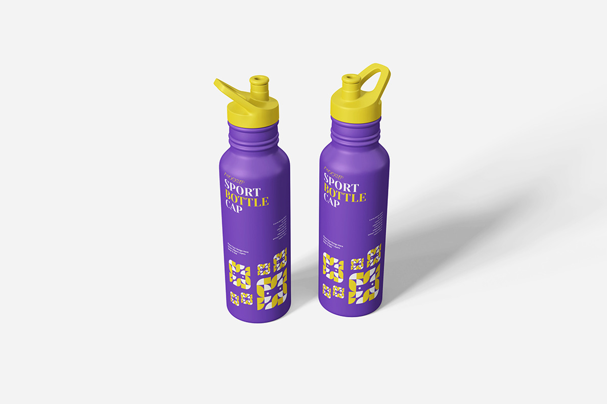 Bottle Sport Mockup, a Product Mockup by Indah (Photo 3 of 6)
