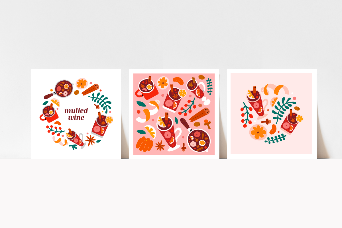 Mulled wine illustrations, a Decorative Illustration by Fave Brush (Photo 8 of 8)