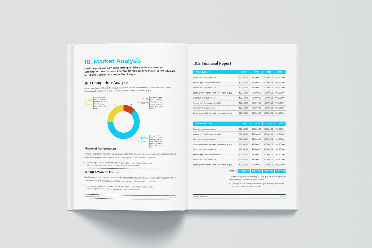 White Paper | Canva, Word, & Indd, a Brochure Template by obayes (Photo 27 of 30)