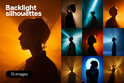 75 Backlight silhouettes, a Person Photo by Handmadefont (Thumbnail 1 of 10)