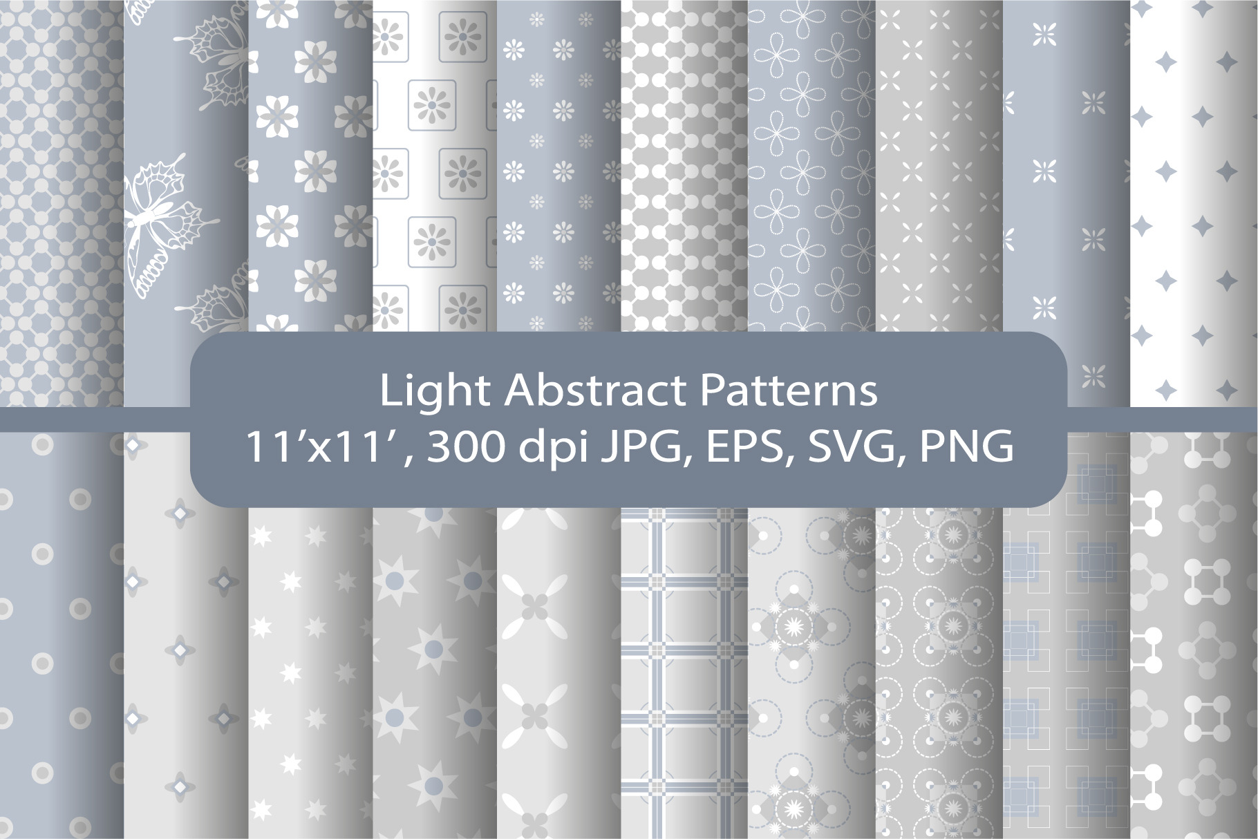 Light Patterns JPG+SVG+EPS+PNG, a Pattern Graphic by Sunny_Lion
