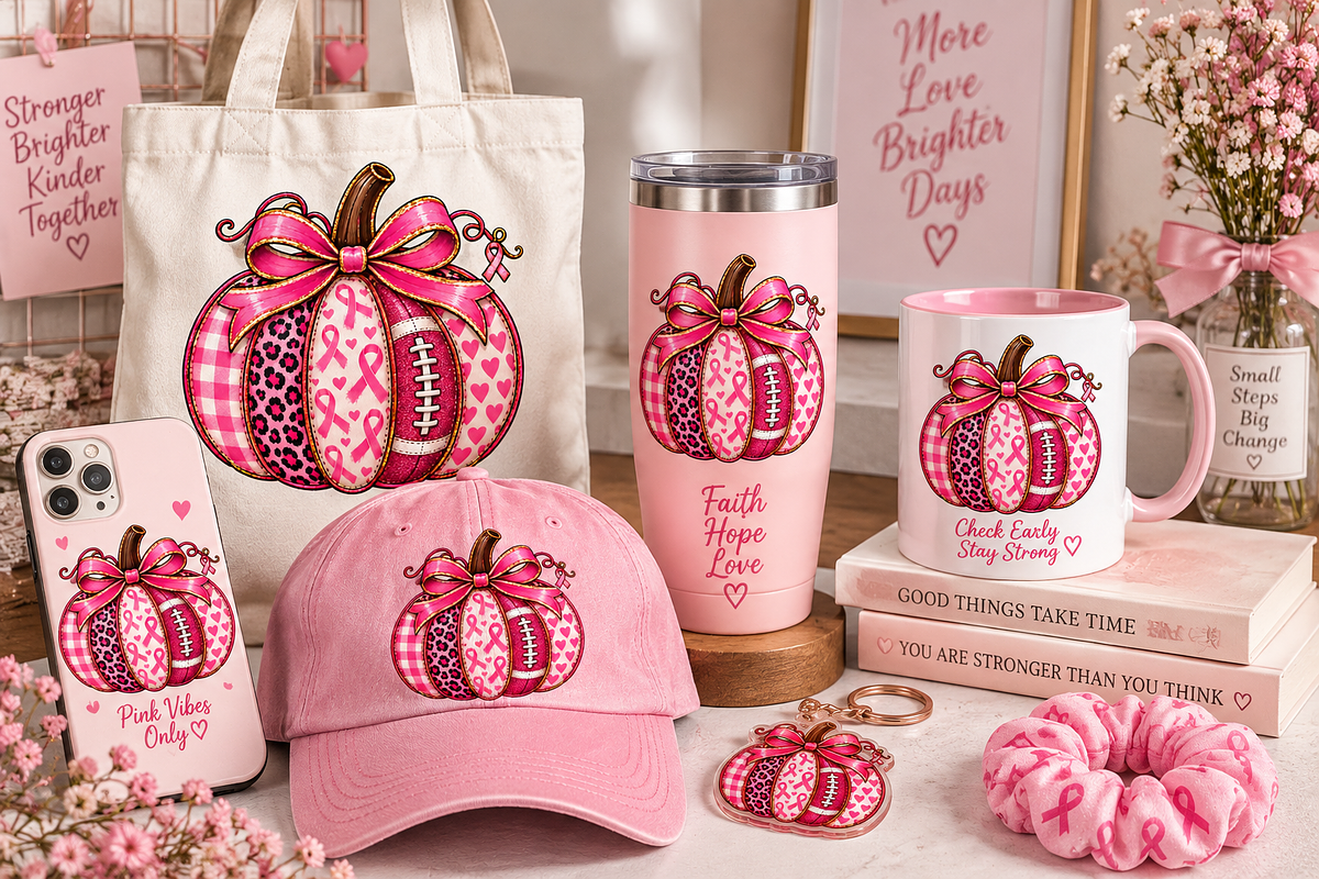 Breast Cancer Awareness Png Bundle, an Object Graphic by Daisy Design (Photo 16 of 31)