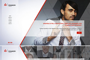 Pioneer - OnePage HTML Theme