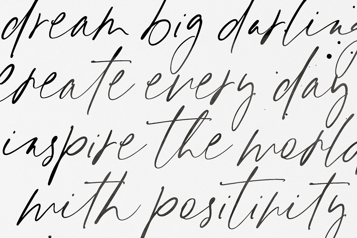 Indie Beauty Chic Handlettered Font, a Script Font by Pink Coffie (Photo 23 of 30)