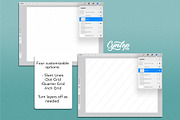Dot and Square Grid for Procreate, a Layer Style Add-On by Cynlop Ink (Thumbnail 2 of 2)