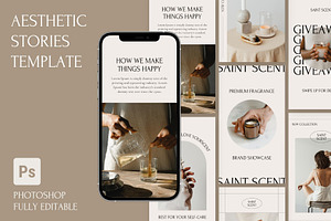 Aesthetic IG Stories Template