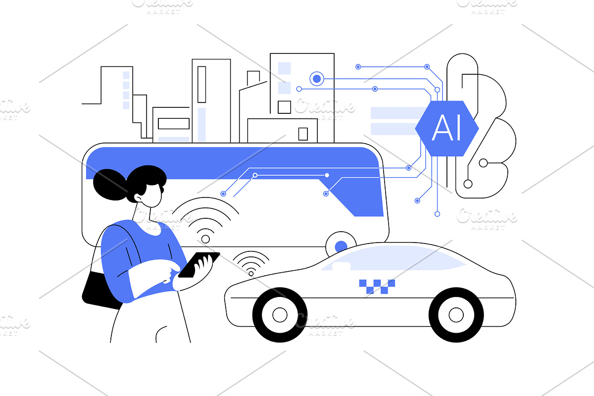 Smart City Infrastructure with IoT, a Technology Illustration by Visual Generation