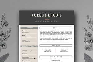 CV Template for MS Word