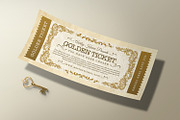 Vintage Golden Ticket, a Card Template by Aarley Kaiven (Thumbnail 3 of 4)