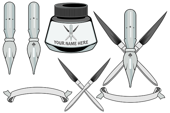 Pens, Ink and Brushes preview 2