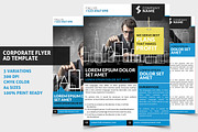 Corporate Flyer / Ad Template 01, a Flyer Template by WonderShop (Thumbnail 1 of 4)