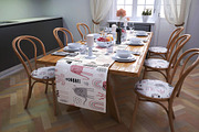 6PSD Table runner Mockup Tablecloth, a Household Mockup by GraphicVil (Thumbnail 4 of 9)