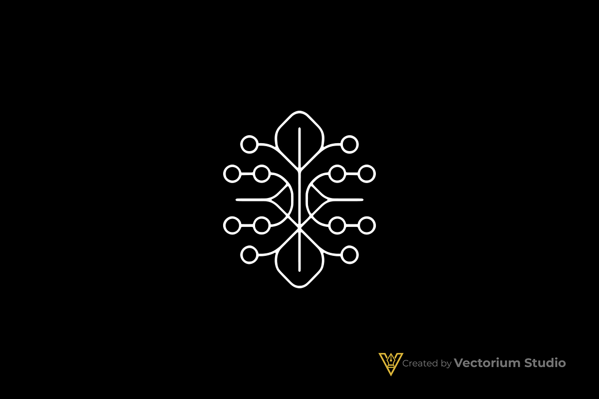 Abstract Plant Tech Logo, a Branding & Logo Template by Vectorium Studio (Photo 15 of 16)