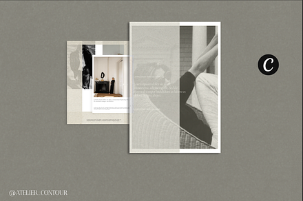 Interior Design & Catalogue Layout, a Design Template by Atelier Contour