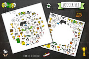 57 SOCCER color hand drawn symbols!, a Graphic by Natasha-Pankina.com (Thumbnail 3 of 7)