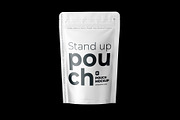 Stand Up Pouch Mockup Front view, a Cups & Container Mockup by easymock (Thumbnail 10 of 12)