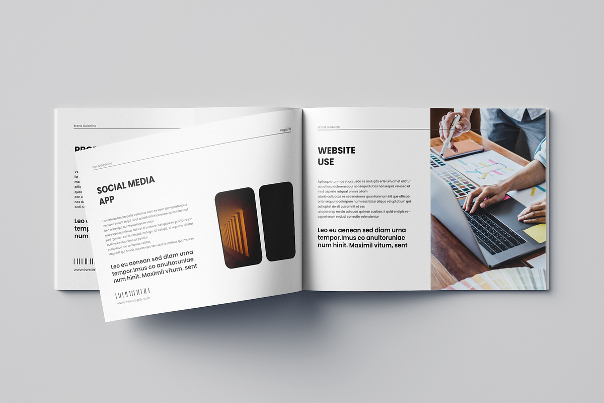 Brand Guidelines | Canva & word, a Brochure Template by HiveArts (Photo 9 of 13)