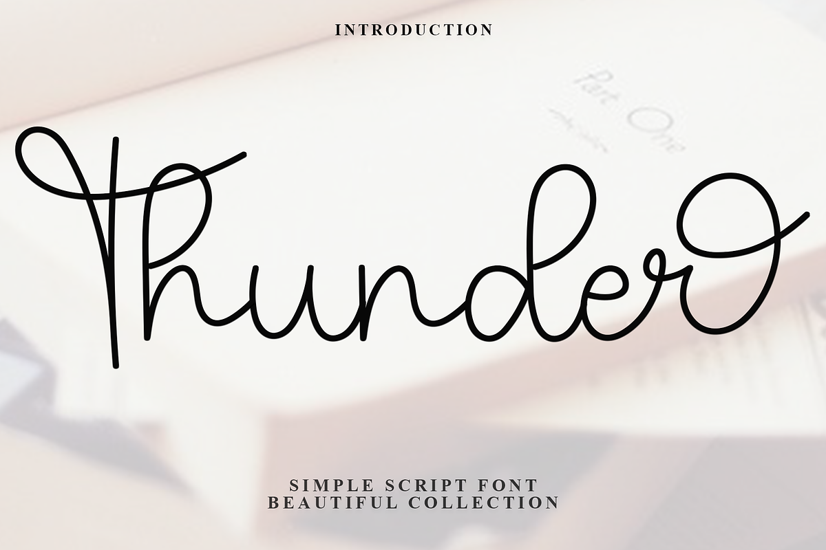 Thunder, a Handwritten Font by FreshTypeINK (Photo 7 of 8)