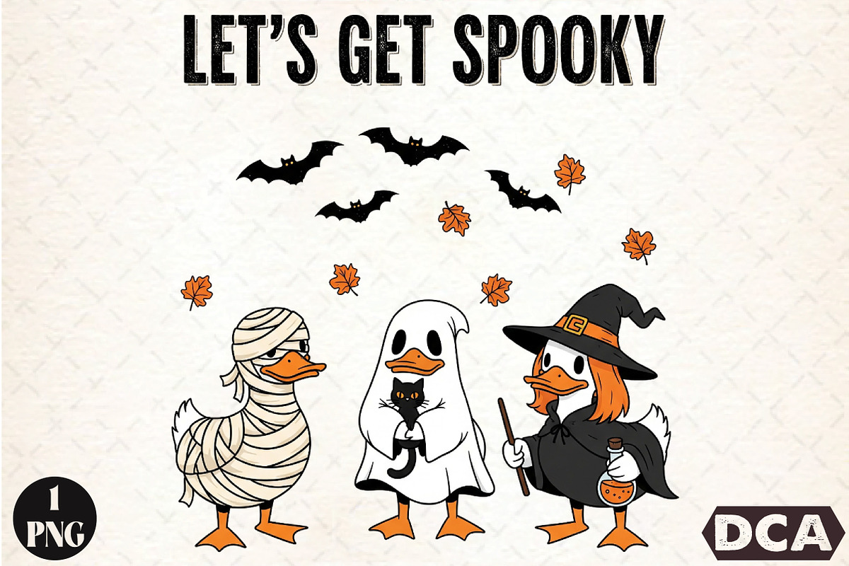 Let's Get Spooky ,Halloween Goose PN, an Icon by DreamCafeArt (Photo 1 of 7)