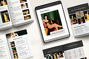 Influencer Media Kit Canva Templates, a Presentation Template by Fallon Gerst (Thumbnail 12 of 12)