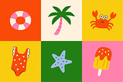Summer Vibes Illustration Pack!, an Illustration by The Art Lab by Anka F. (Thumbnail 3 of 7)