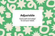 Funky Shapes, a Pattern Graphic by Geometrica Bureau (Thumbnail 10 of 10)
