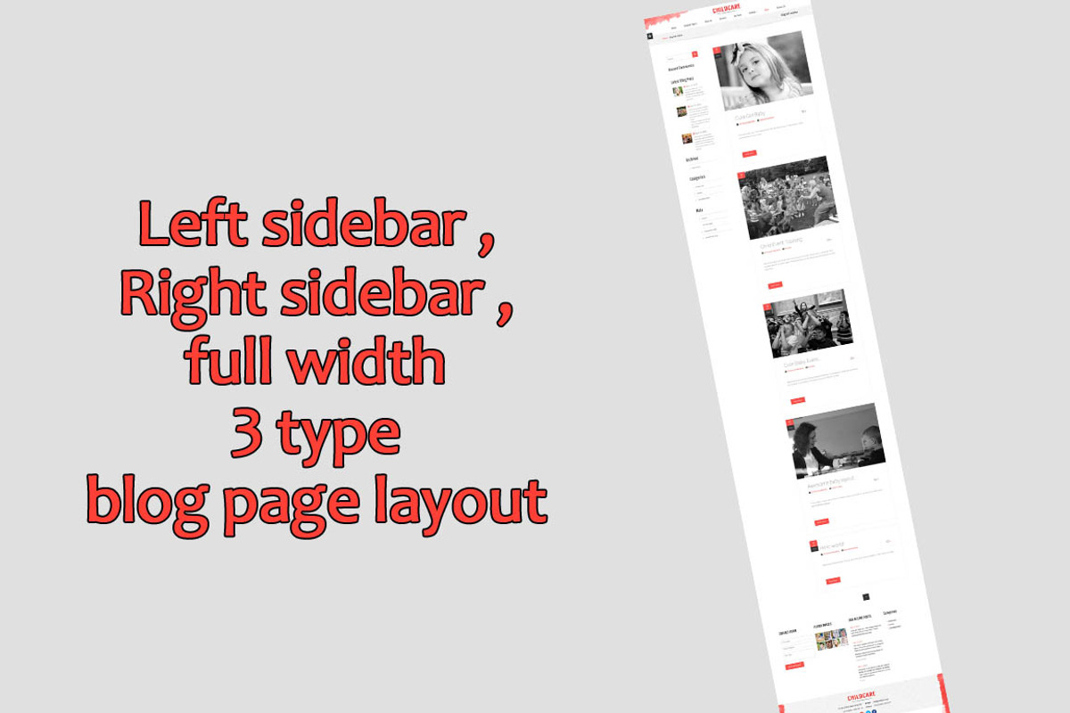 Childcare WordPress theme, a WordPress Template by ASIATHEMES (Photo 4 of 8)