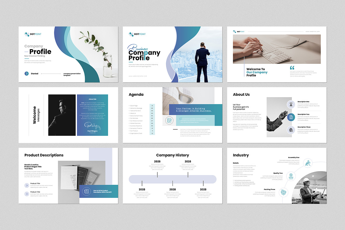 Company Profile Presentation, a Presentation Template by GenerousArt (Photo 2 of 8)