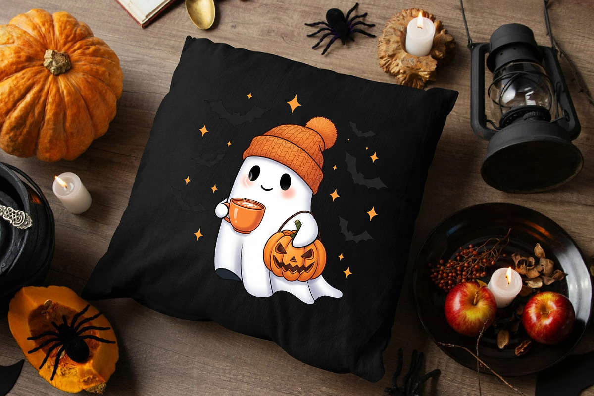 Cute ghost png, Halloween png, an Illustration by Designworld (Photo 3 of 6)