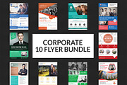 Business Flyers Bundle Print Templat, a Flyer Template by AfzaalGraphics (Thumbnail 1 of 4)