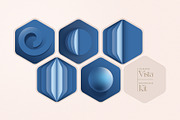 Summer Vista - Nautical Branding Kit, a Pattern Graphic by Polar Vectors (Thumbnail 3 of 21)