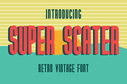 Super Scatter, a Blackletter Font by Fourteen Letter (Thumbnail 1 of 6)
