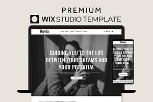 Minimal Wix Landing Page Template, a Wix Template by AdvertFox