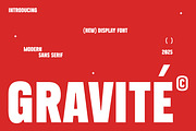 Gravite, a Sans Serif Font by Studio Moara (Thumbnail 1 of 8)